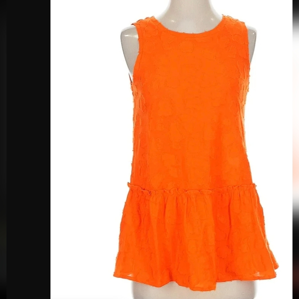 NWOT Michael Kors Bold Orange Sleeveless Tank